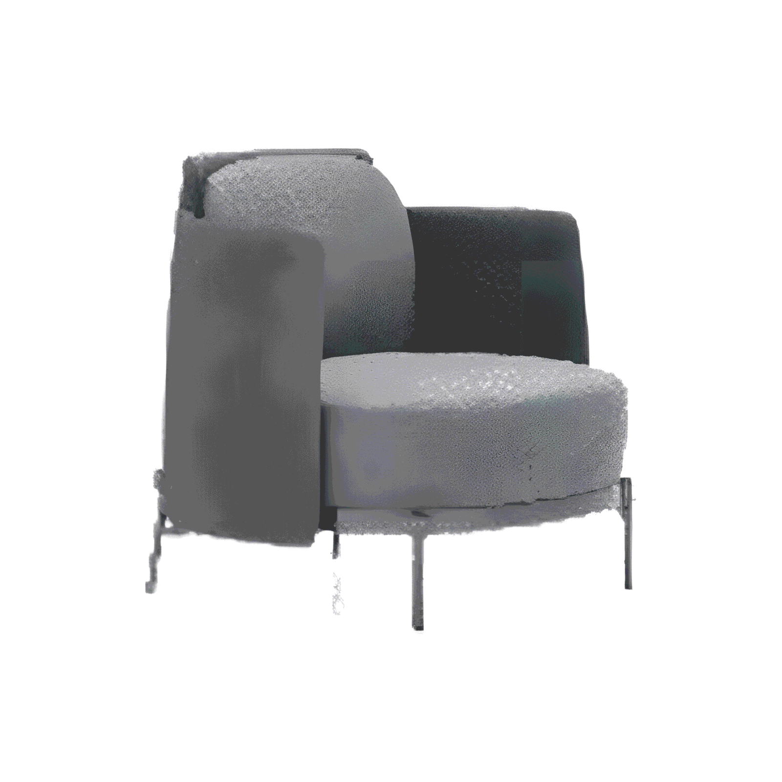 Lovan Living Chair angled view for contemporary living spaces