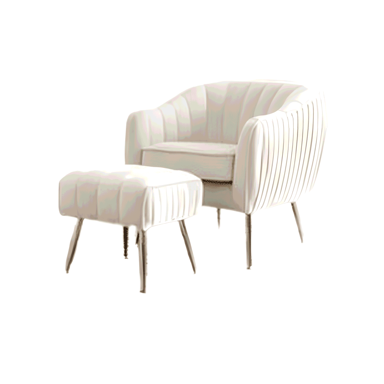 Merny Living Chair side profile for premium interior styling