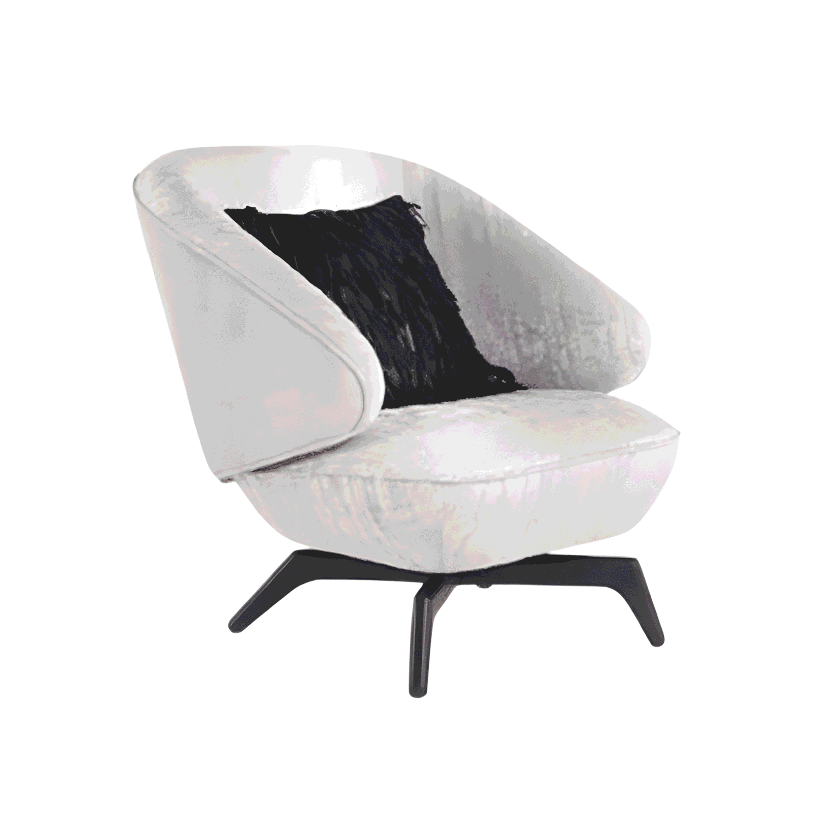 Menlo Living Chair side profile for polished furniture displays