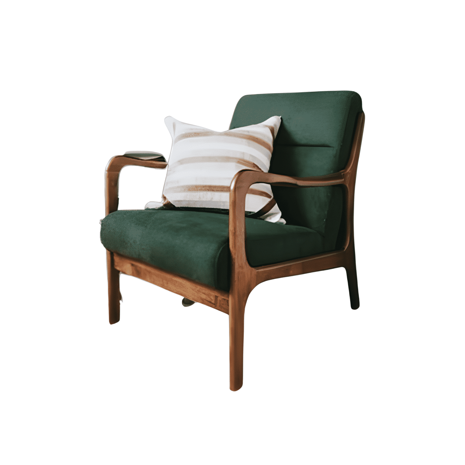 Mink Living Chair side profile for cozy living room furniture