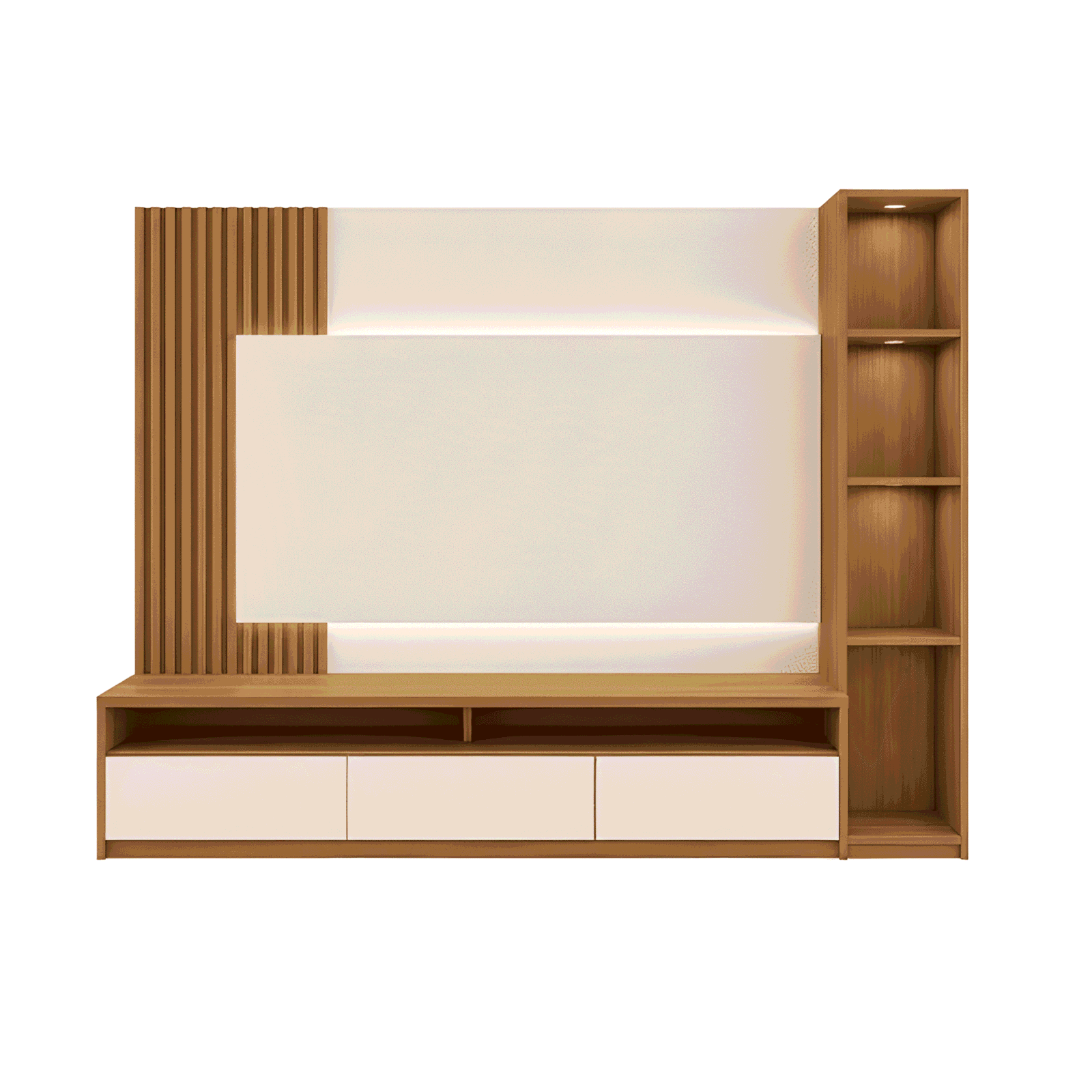 open tv unit design