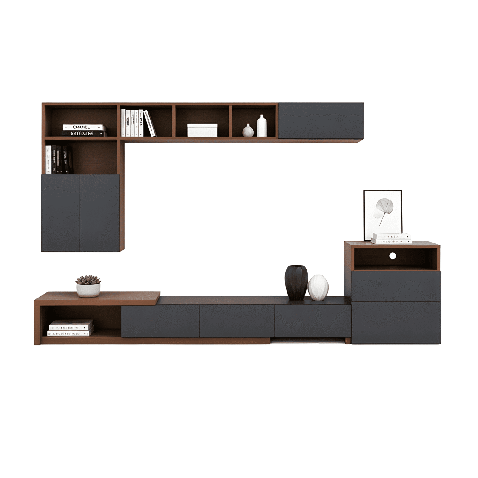 TV Unit styles Egypt Coal TV Unit Set
