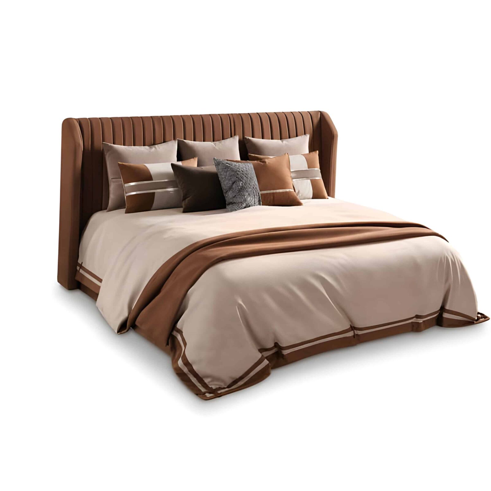Tina Bed Set comfortable room angle for coordinated bedroom decor