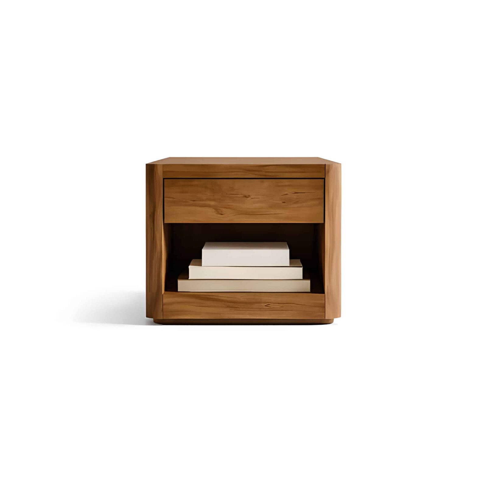 Lunvani Nightstand Set in comfortable storage display