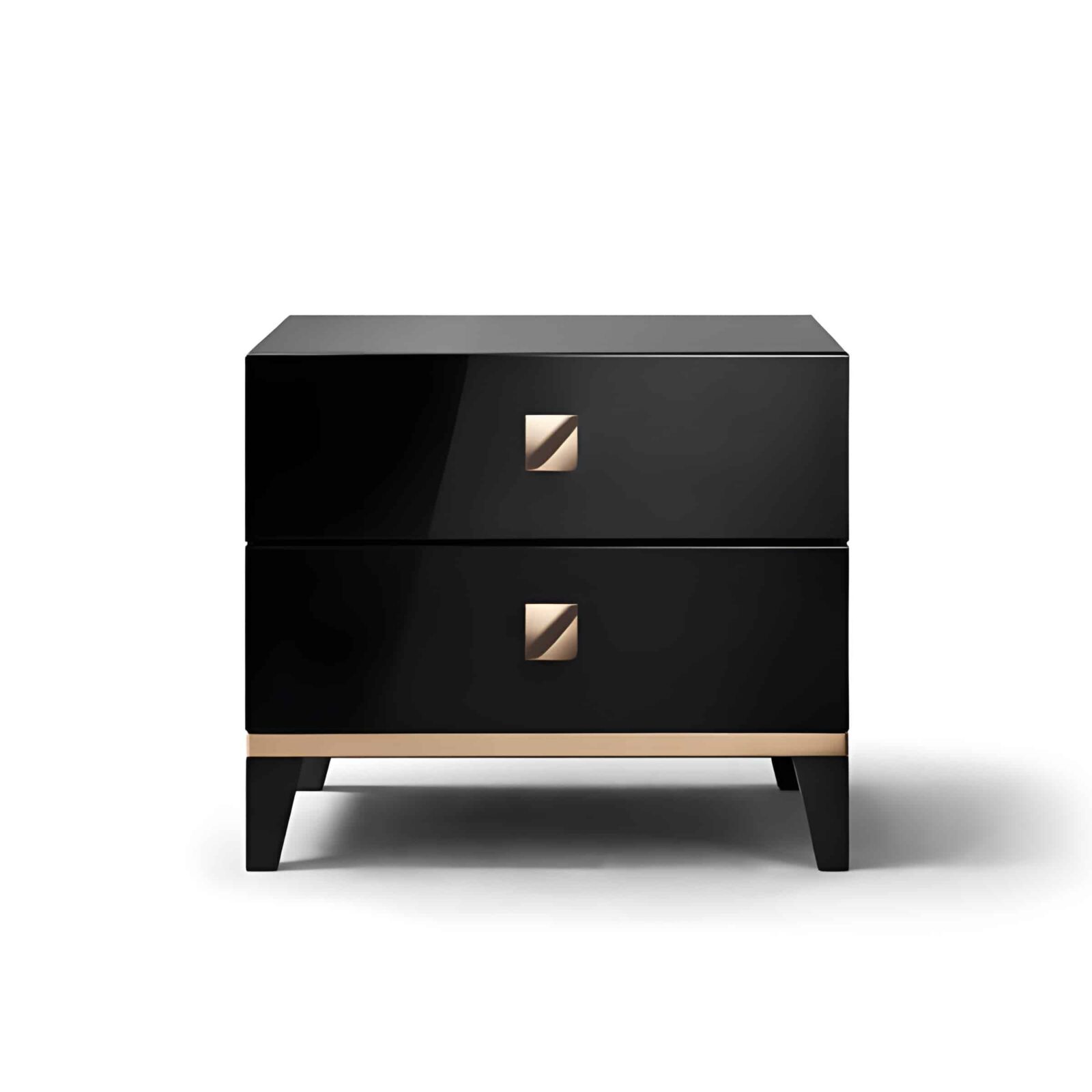 Morvello Nightstand Set in calm coordinated bedroom look