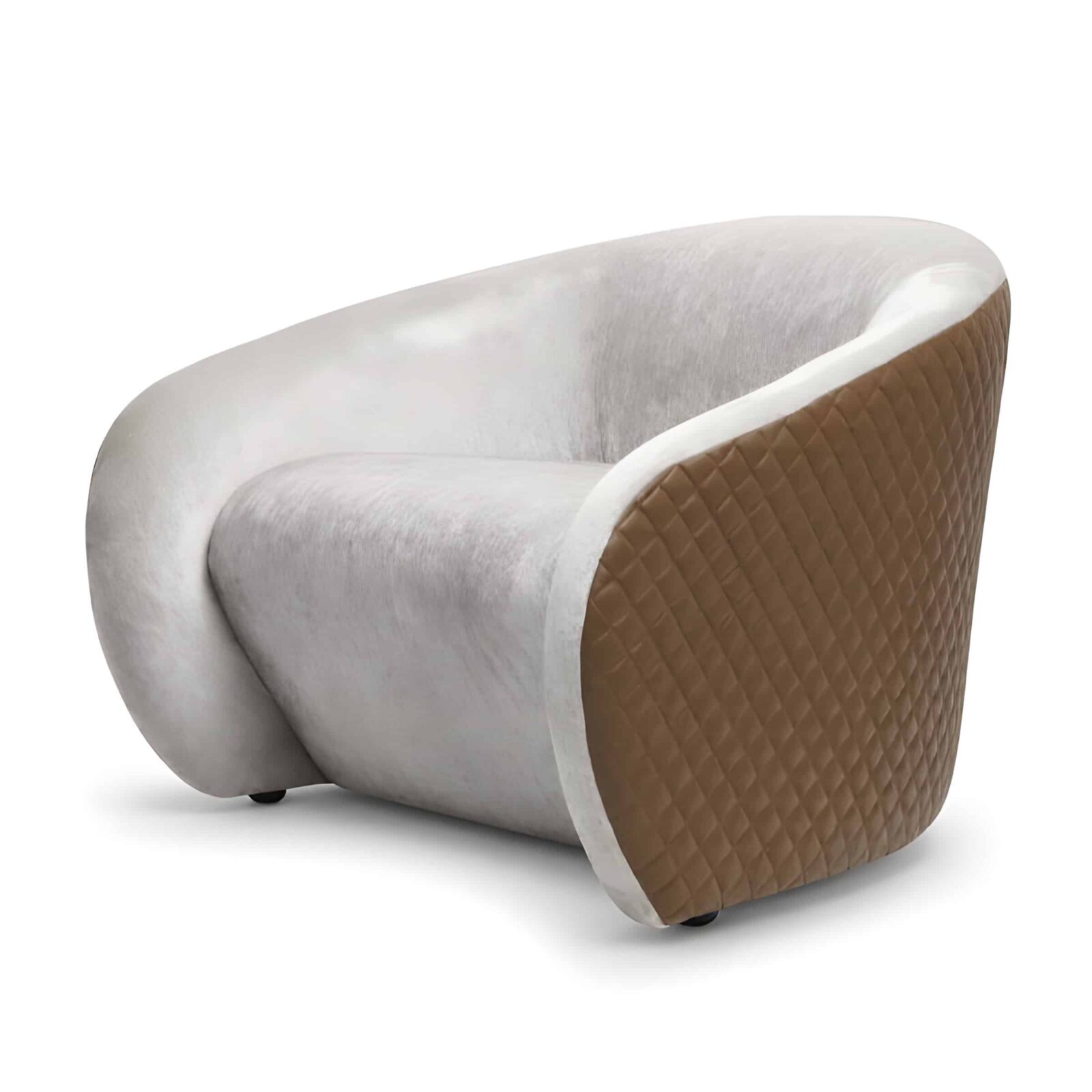 Arch Living Chair detail view for elegant room decor