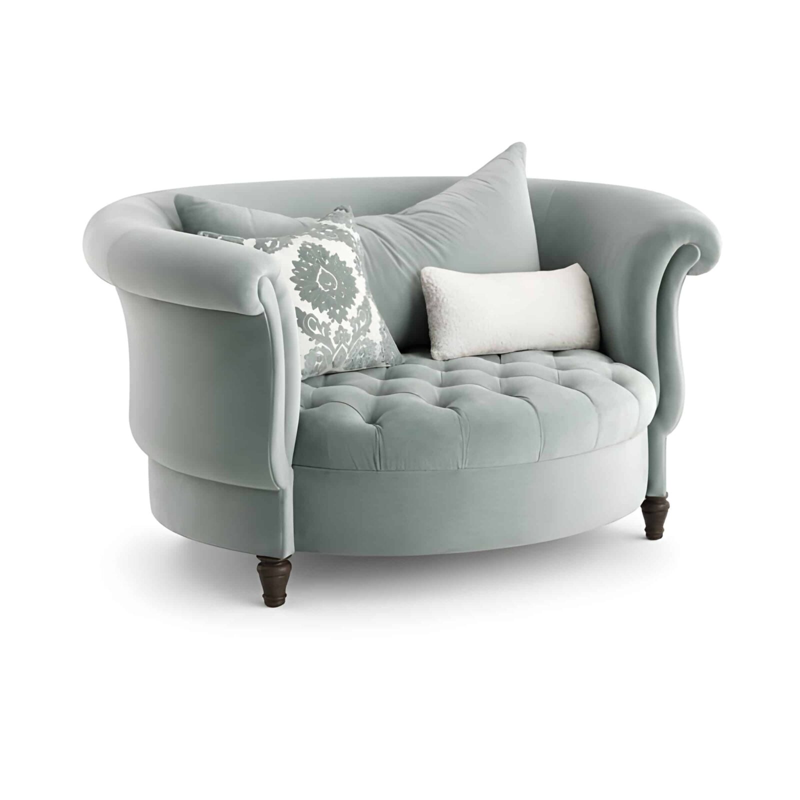 Cozy Living Chair side profile for modern living room seating