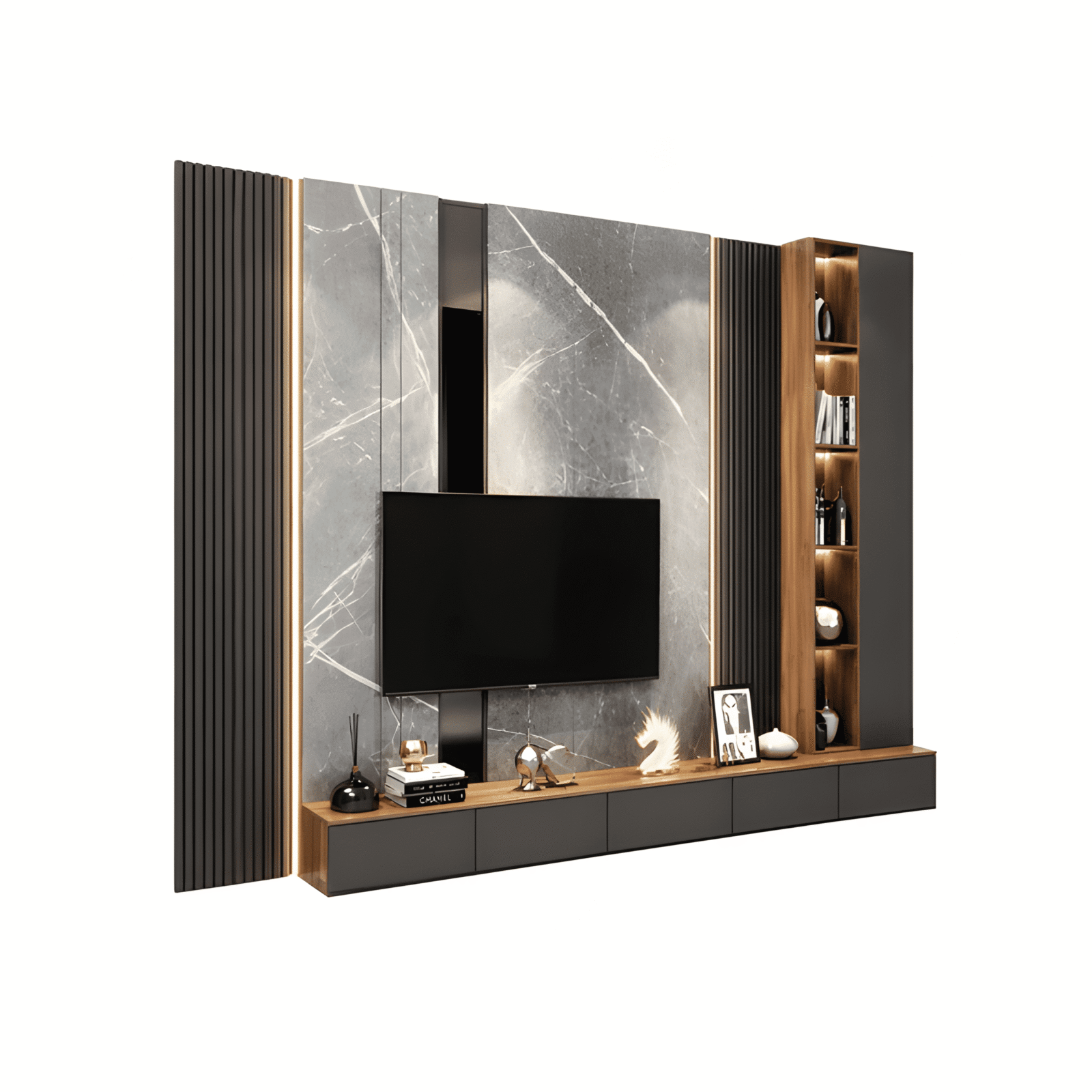 stylish tv unit design