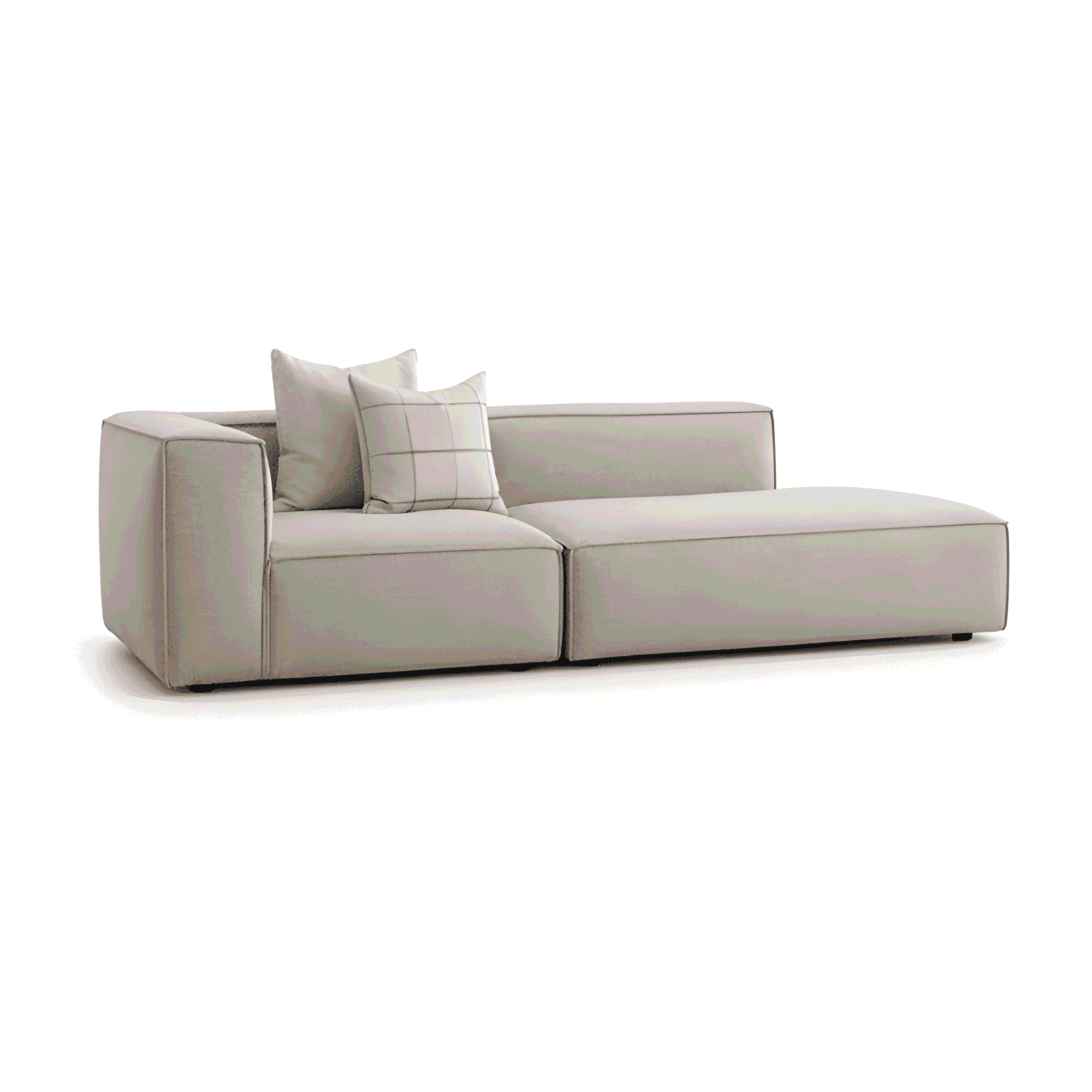 Vesor Living Sofa angled view for modern living room sofa furniture