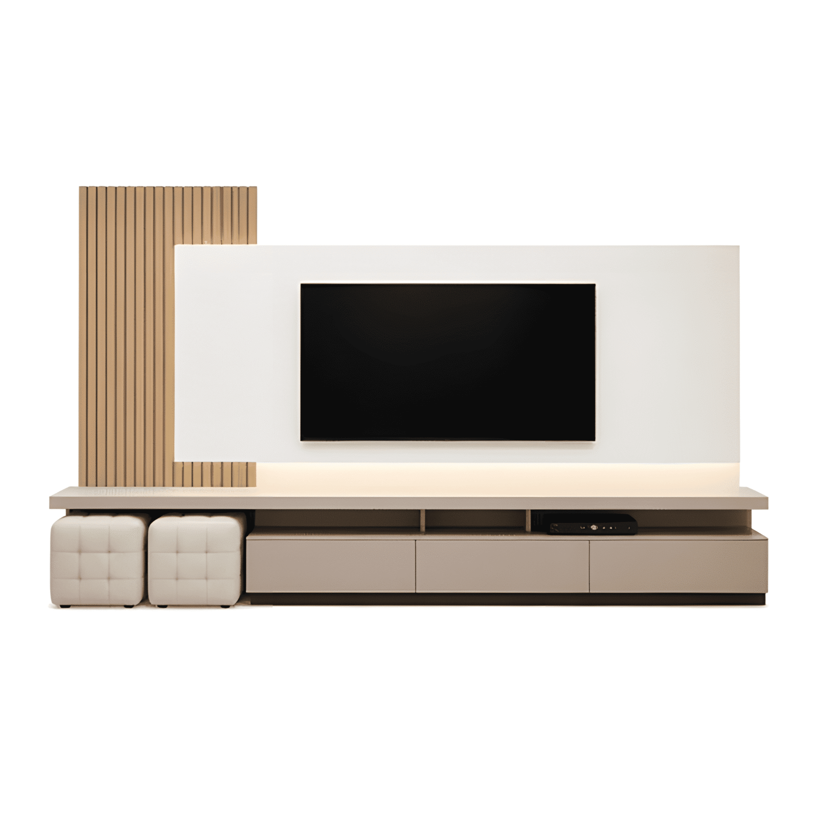 warm tv unit design
