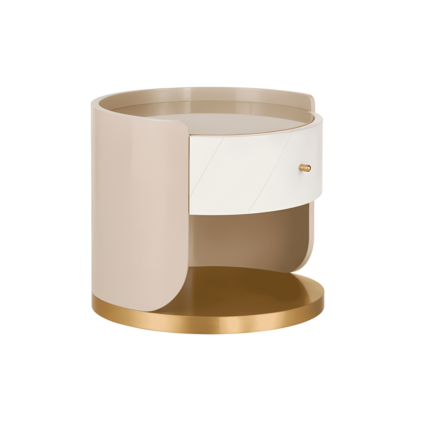 Liya Nightstand Set in classic daily use setup