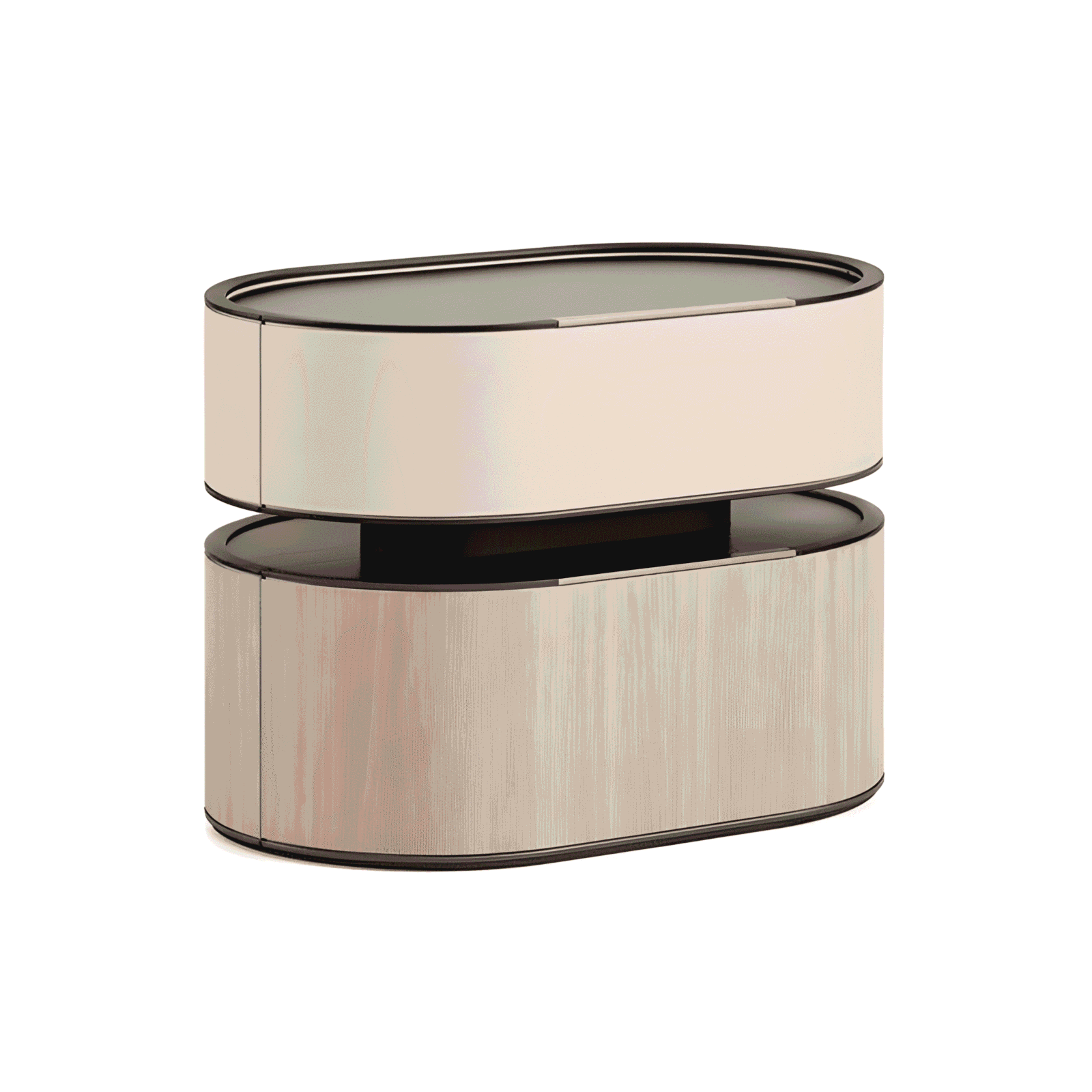 Malo Nightstand Set in luxury furniture showroom view