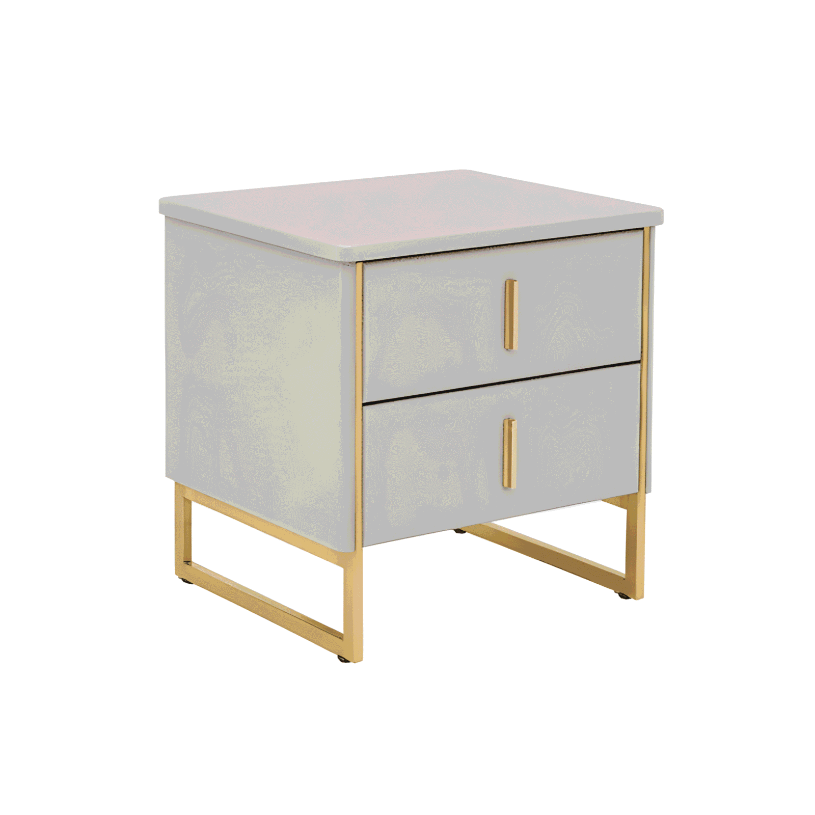 Melo Nightstand Set in calm bedside view