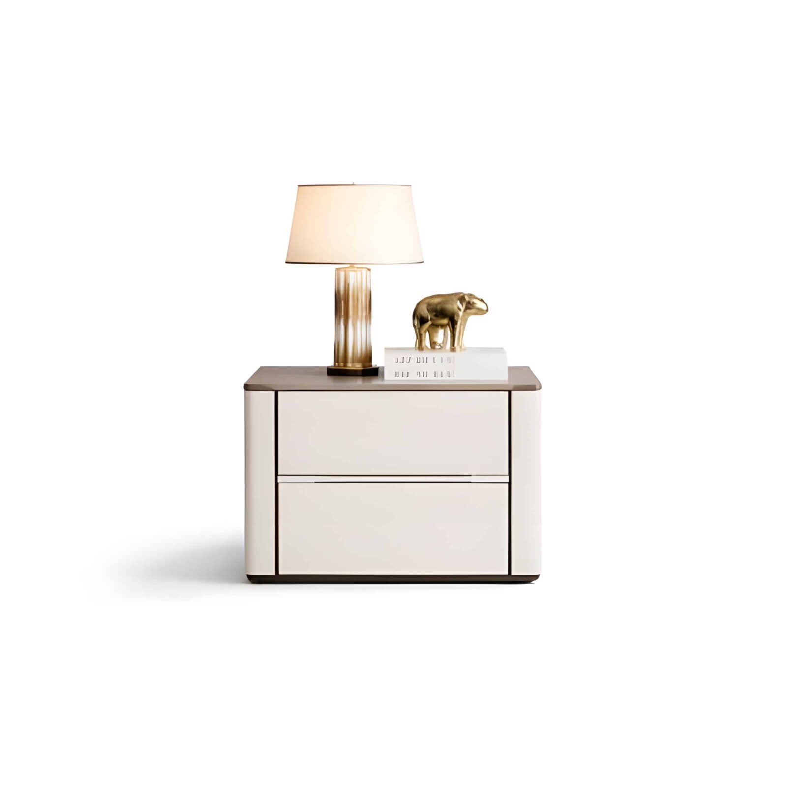 Zentaro Nightstand Set in graceful elegant room scene
