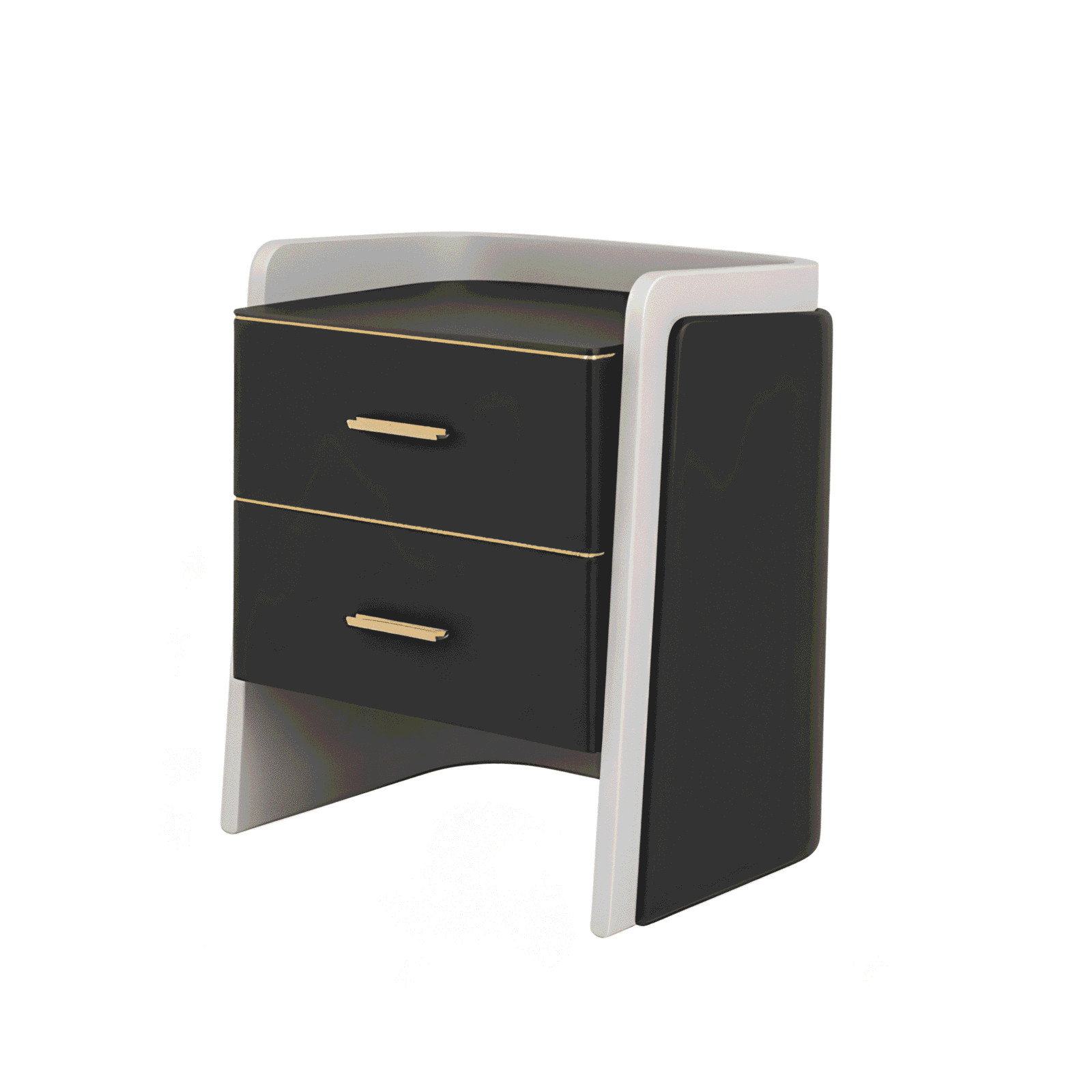 Navi Nightstand Set in urban bedroom furniture look