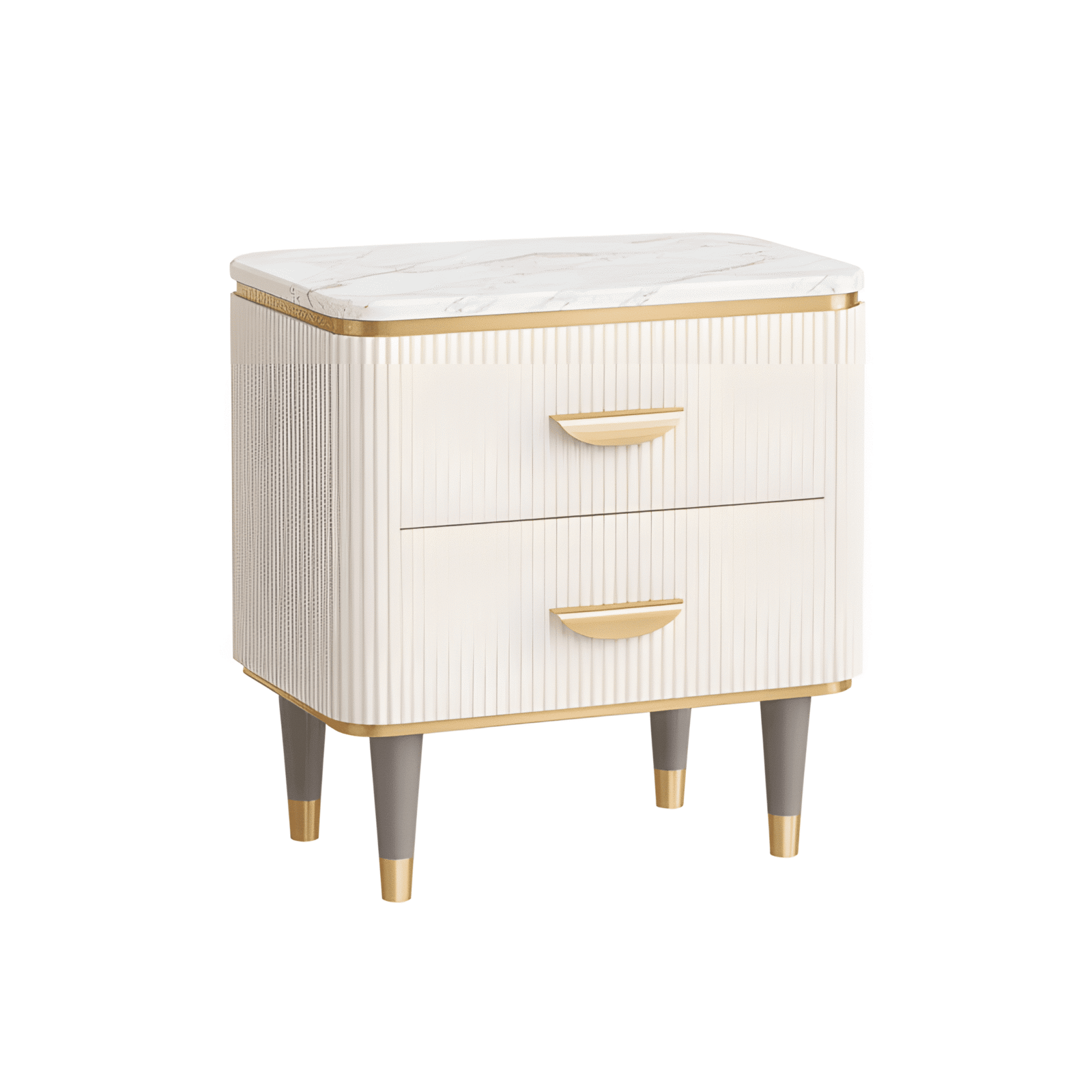 Nera Nightstand Set in bright room decor view