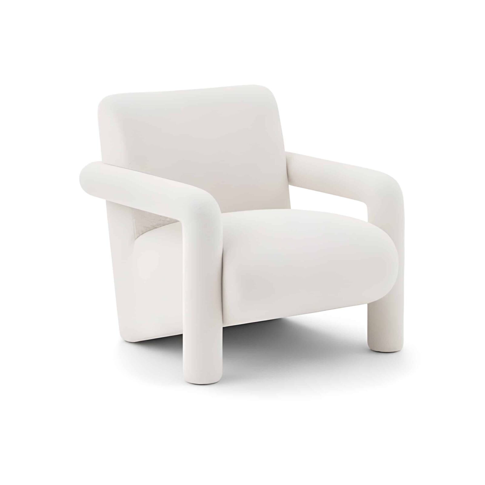 Grivo Living Chair angled view for contemporary living spaces