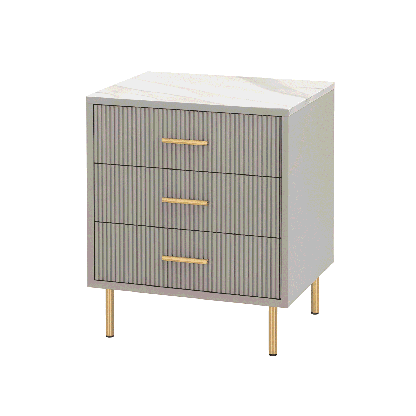 Nora Nightstand Set in attractive soft interior look