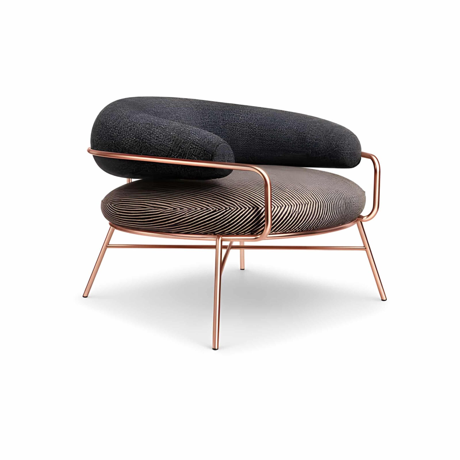 Kiven Living Chair angled view for contemporary living spaces