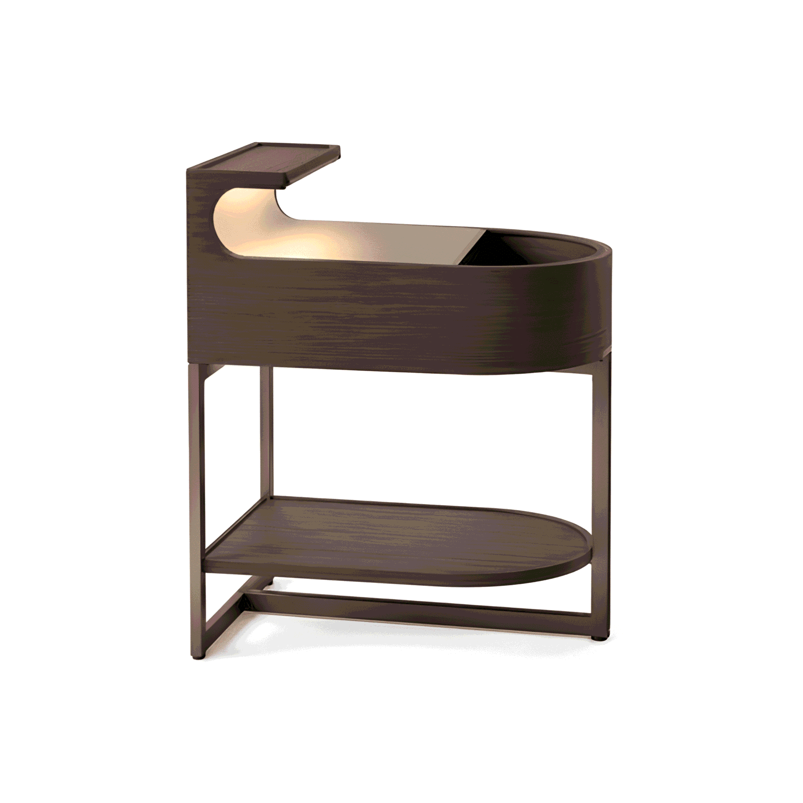 Pina Nightstand Set in luxury premium room layout