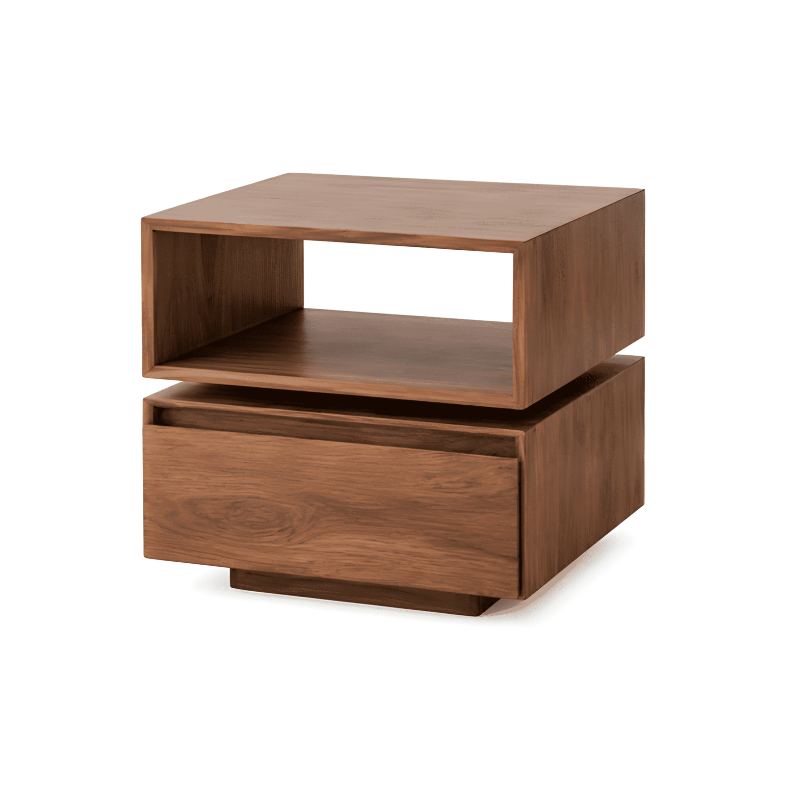 Pira Nightstand Set in balanced bedroom setup