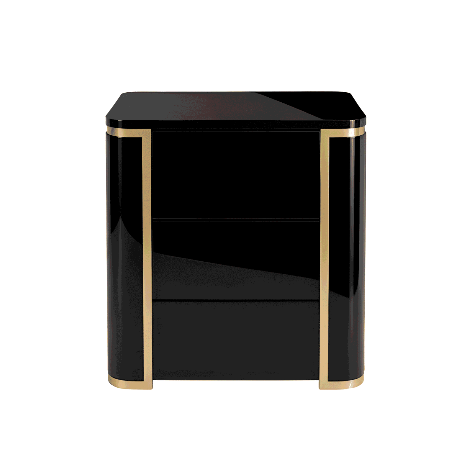 Echo Nightstand Set in refined side table angle