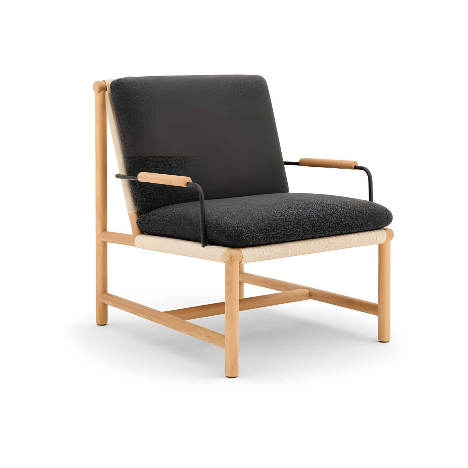 Krevo Living Chair angled view for polished furniture displays