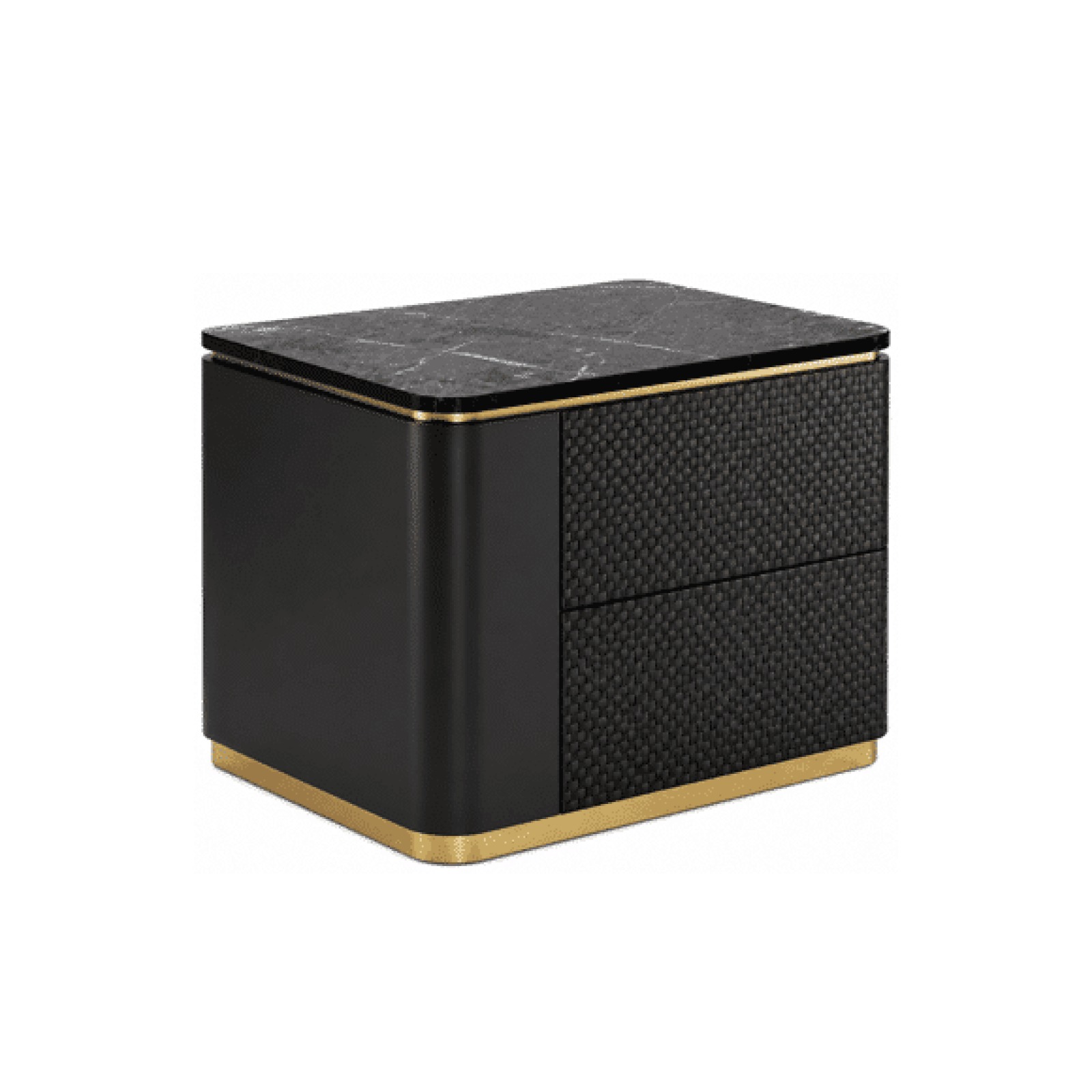 Eda Nightstand Set in minimal interior display