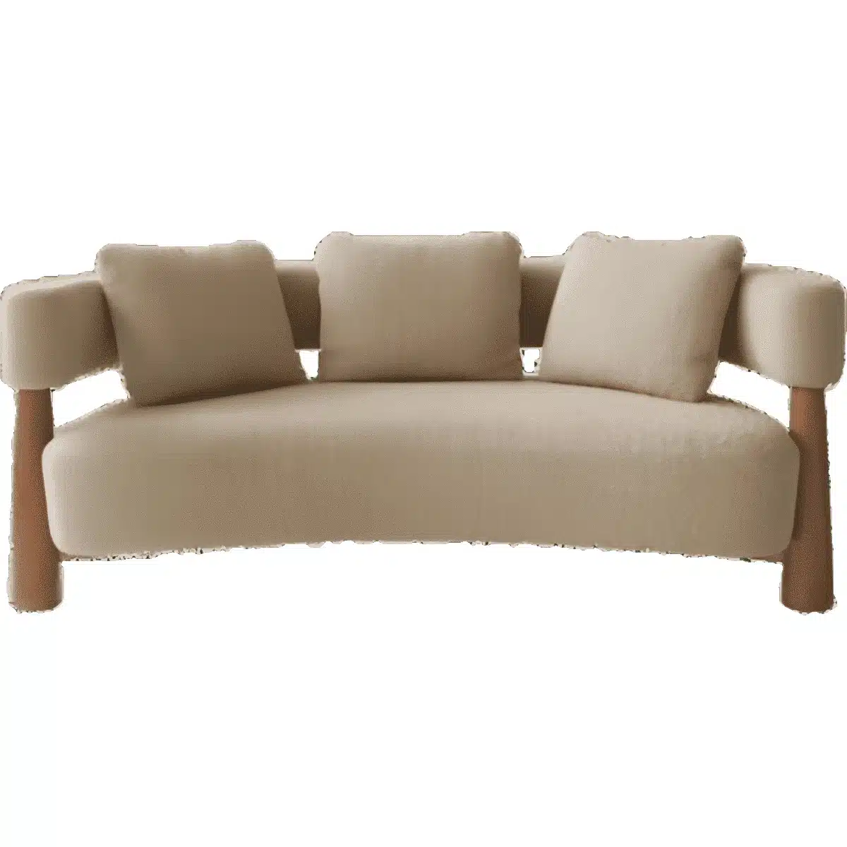 Mytex Living Sofa front view for modern living room sofa furniture