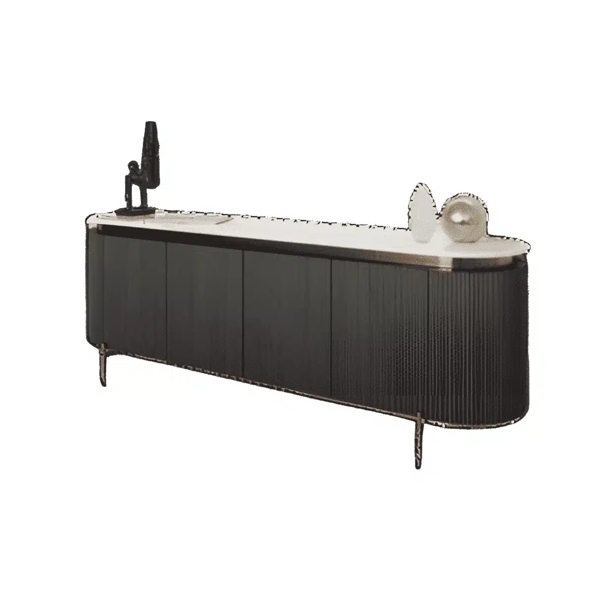 Ravi Buffet in subtle side table angle