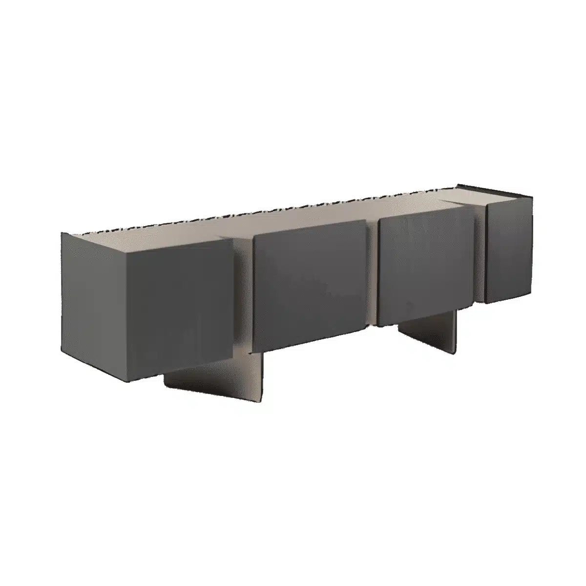 Pira Buffet displayed with a main display for elegant dining spaces