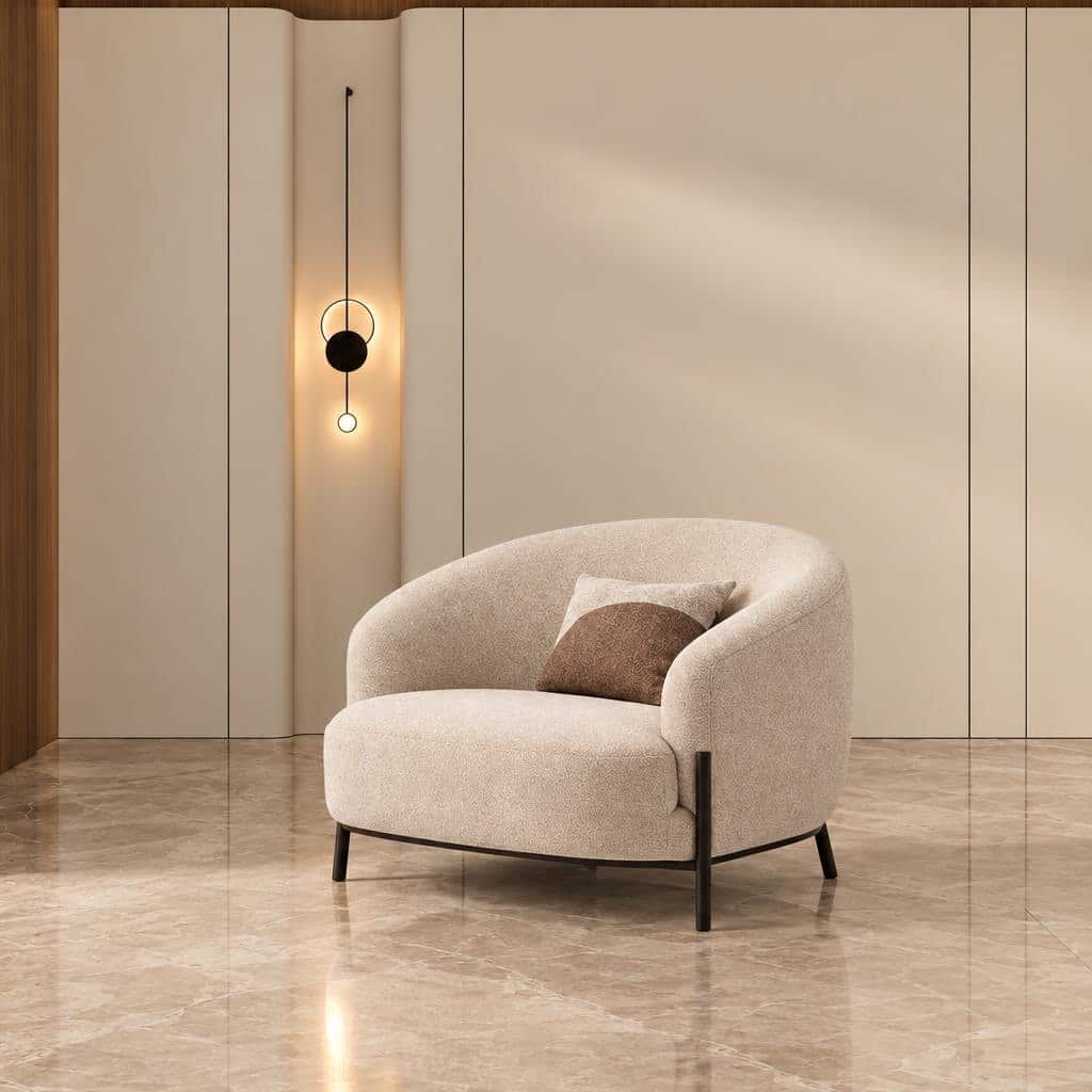Bavo Living Chair front view for cozy living room furniture