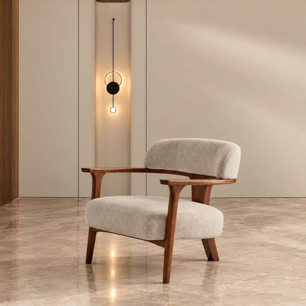 Pexo Living Chair front view for coordinated room layouts