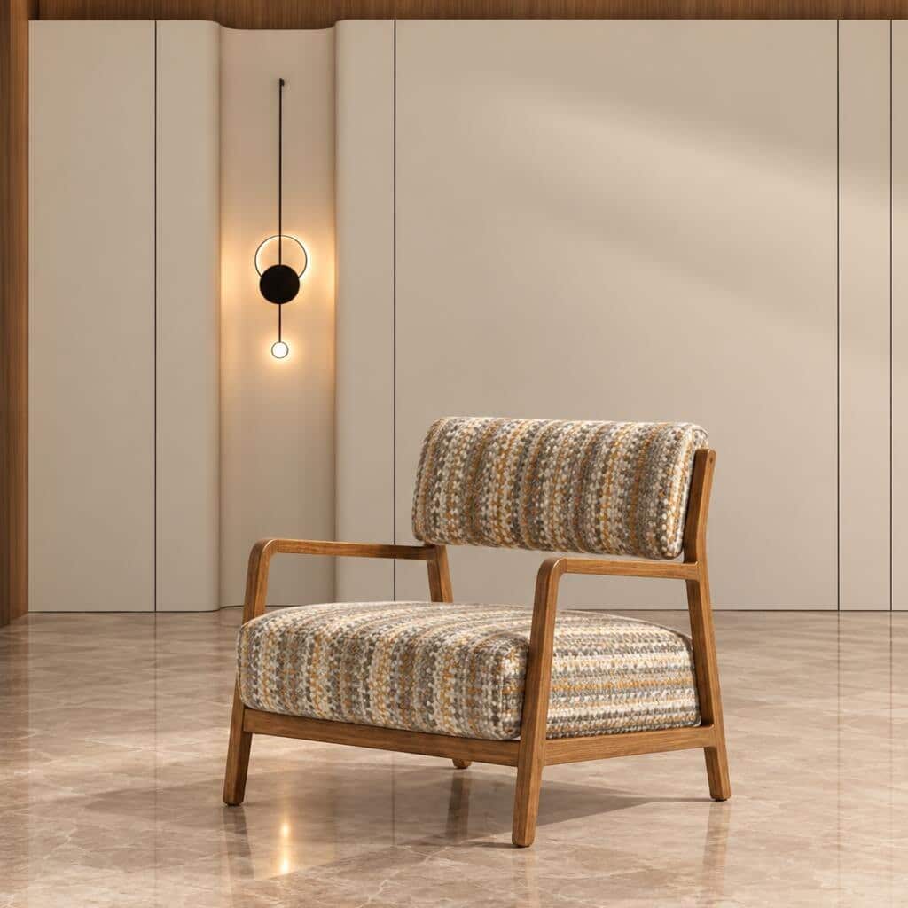 Faro Living Chair side profile for cozy living room furniture