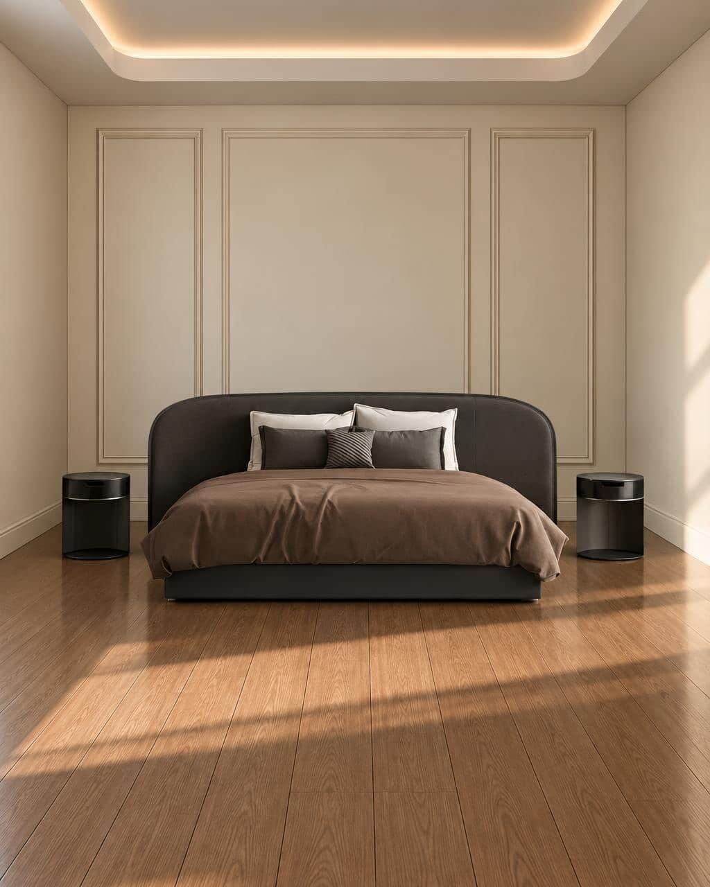 Seno Bed and Nightstand Set
