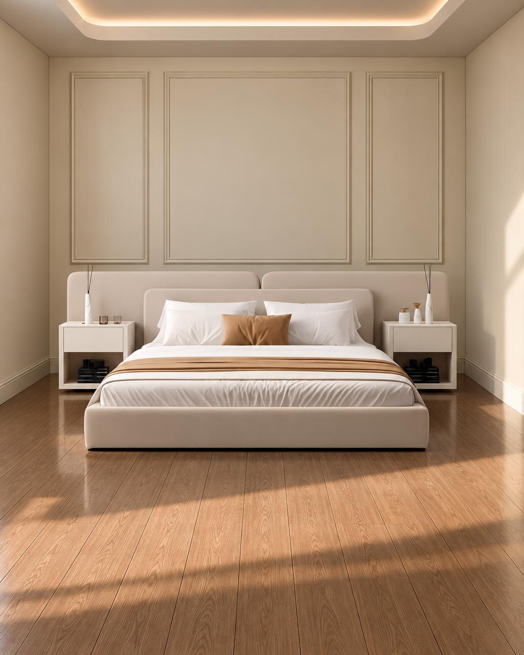 Rova Bed and Nightstand Set