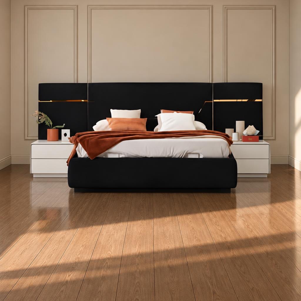 Bedroom set front composition for modern bedroom decor - image 61664