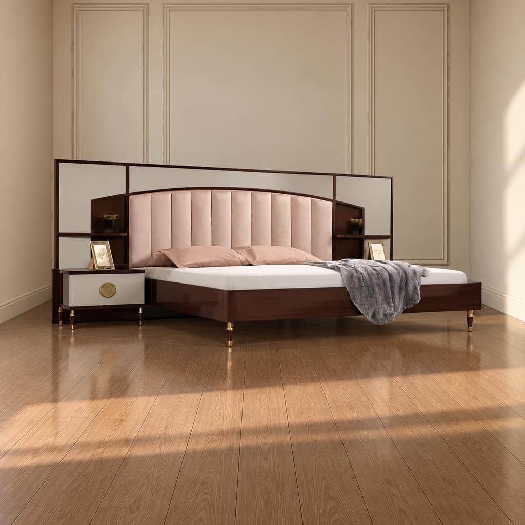 Bedroom set bed and wardrobe view - image 61659