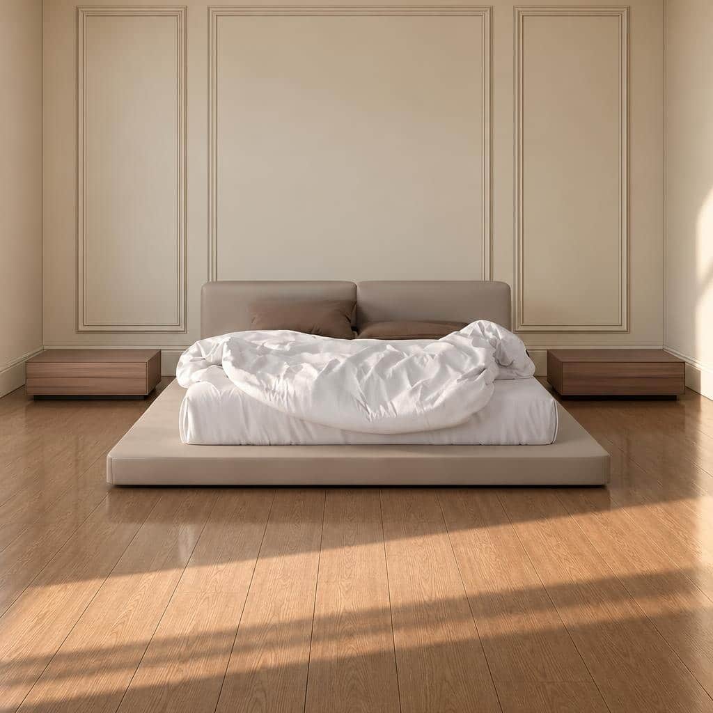 Leia Bed and Nightstand Set