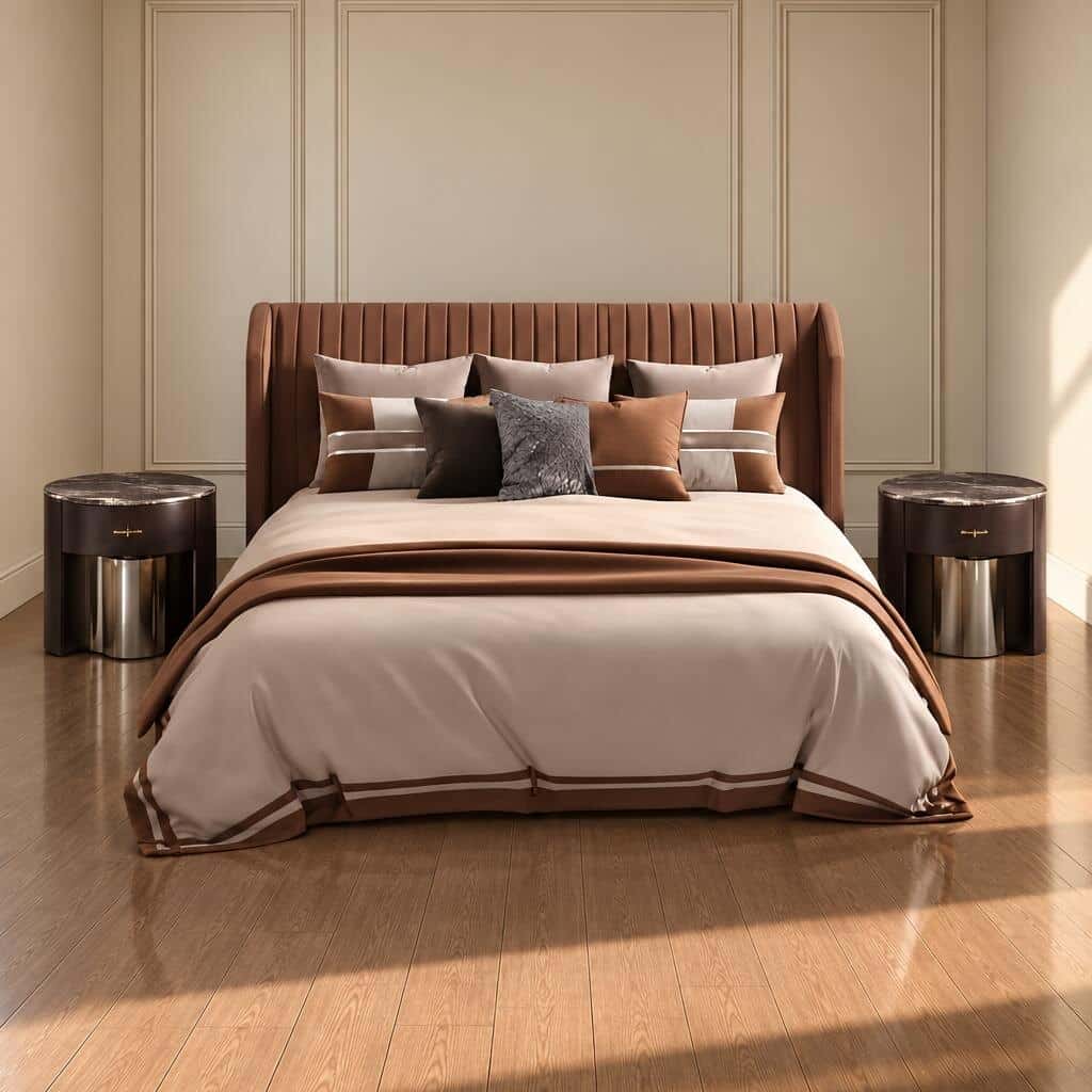 Luna Bed and Nightstand Set