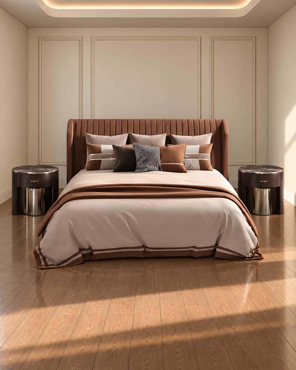 Luna Bed and Nightstand Set