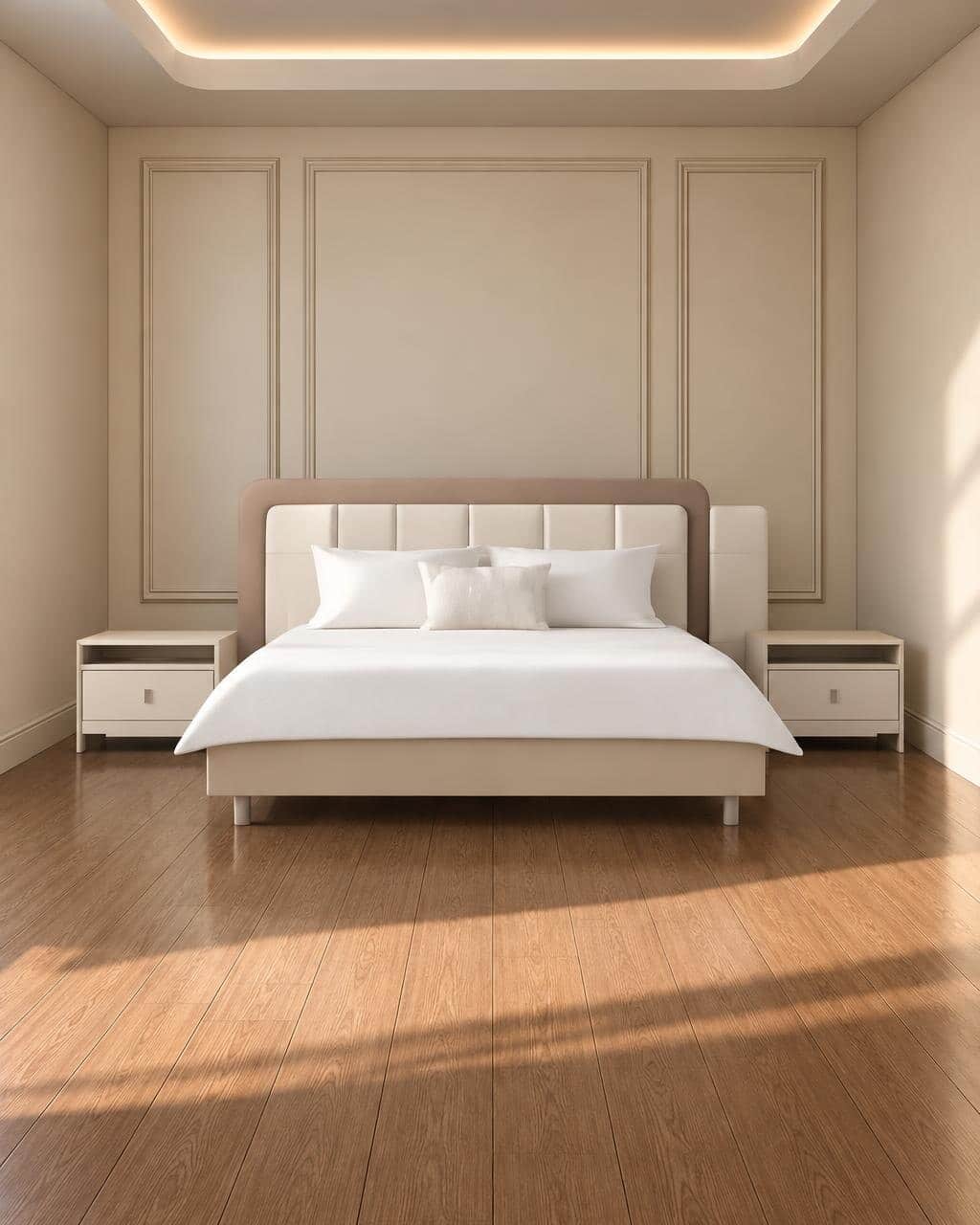 Rora Bed and Nightstand Set