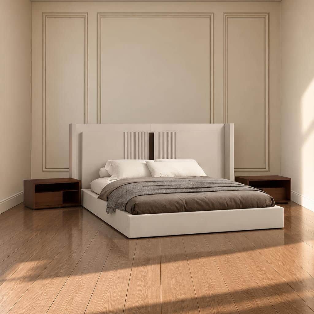 Bedroom set bed and wardrobe view - image 49208