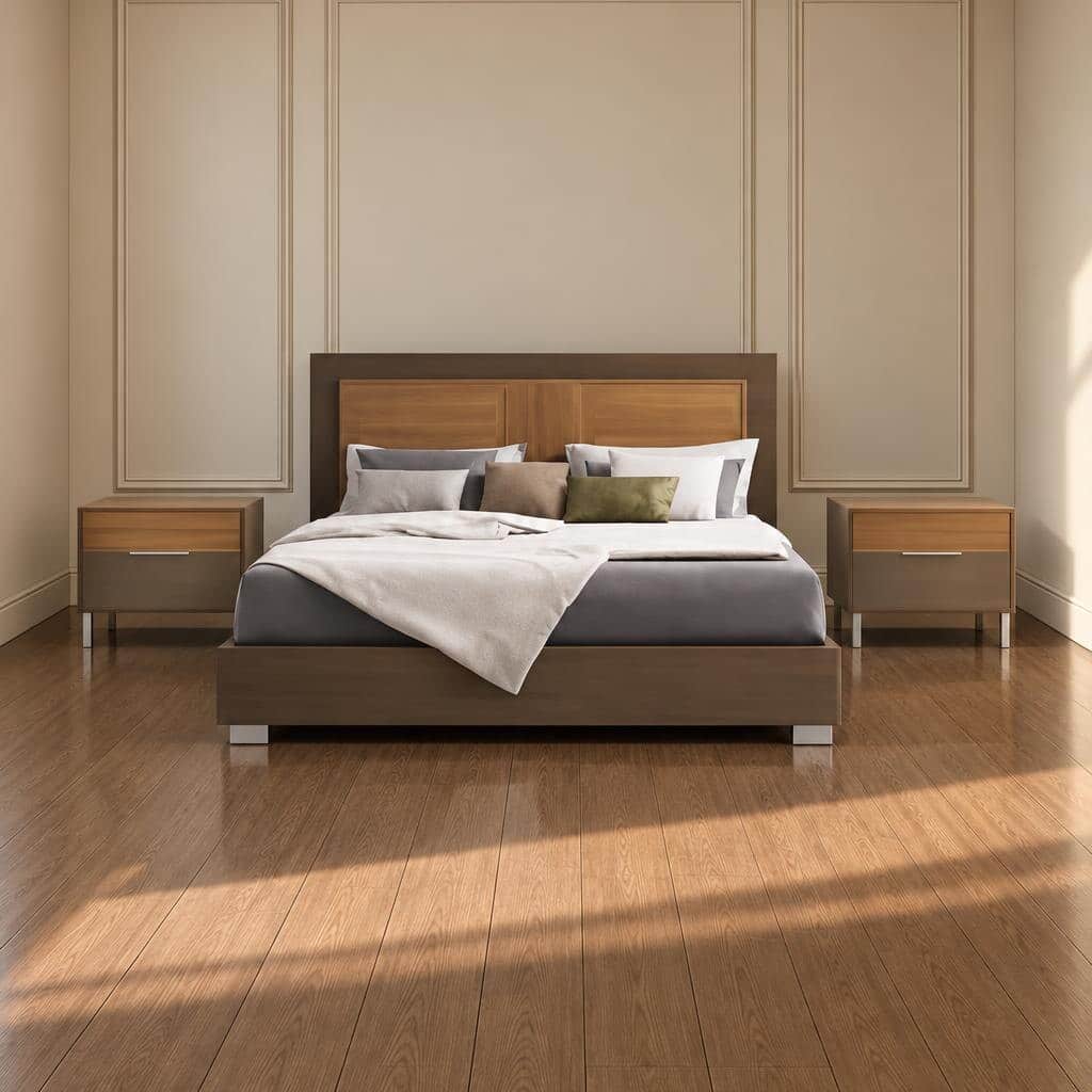 Bedroom set bed and wardrobe view - image 60458