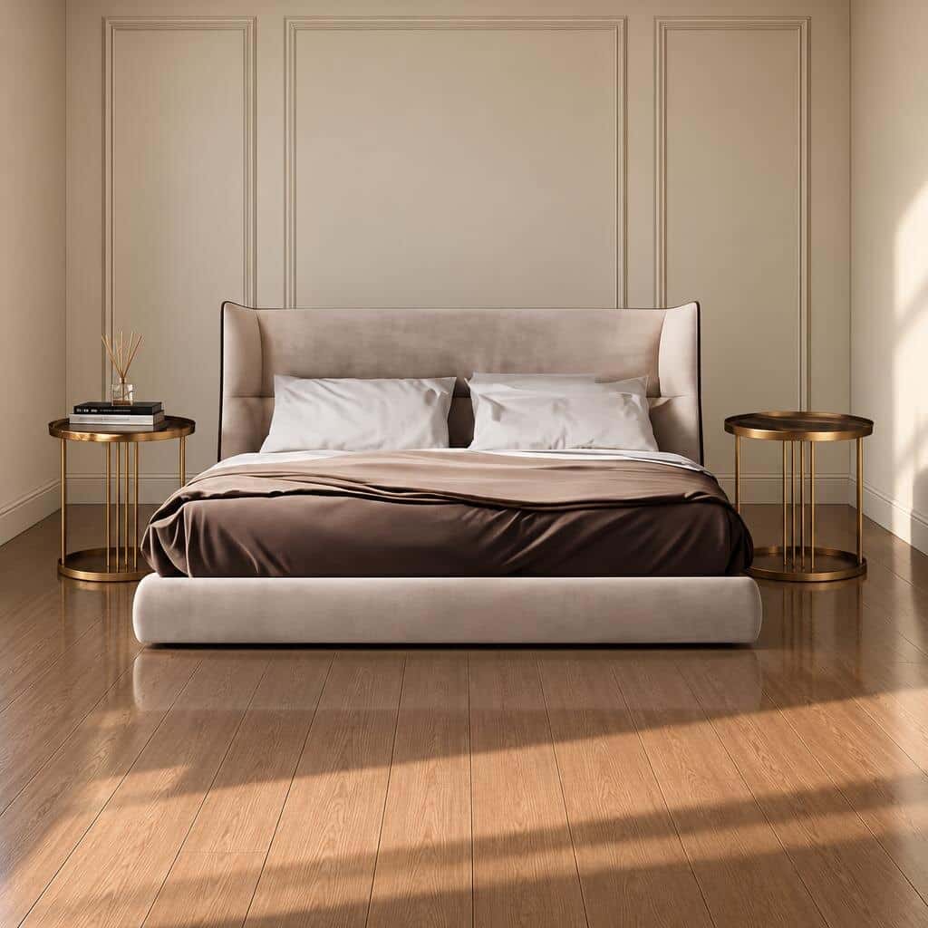 Bedroom set bed and wardrobe view - image 59015