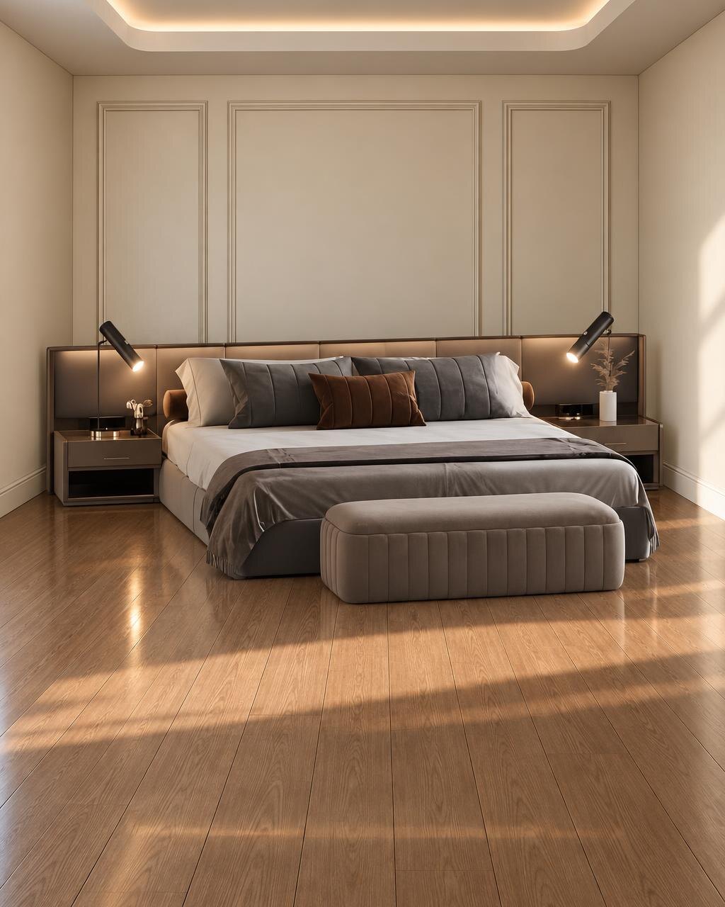Milo Bed and Nightstand Set