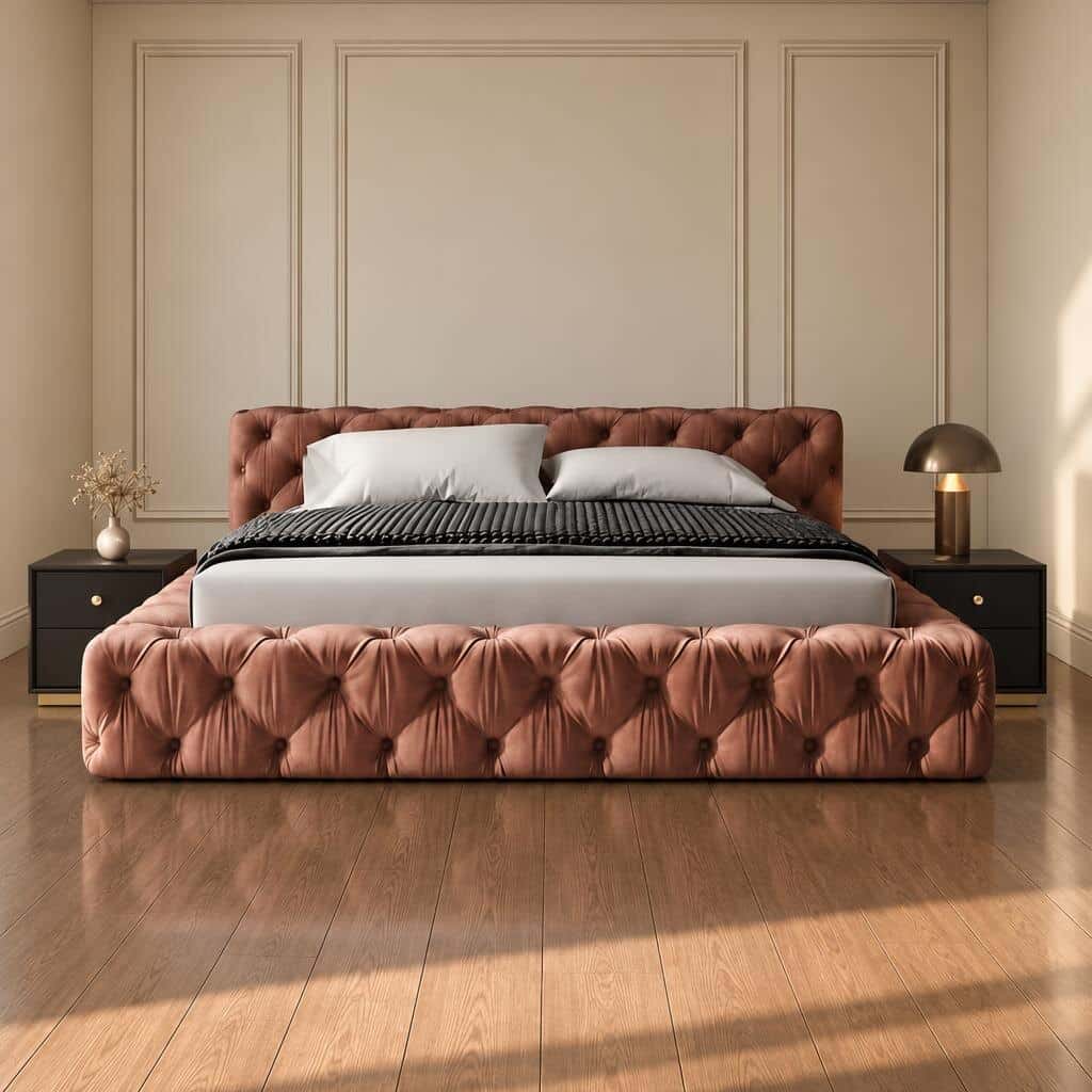 Maro Bed and Nightstand Set