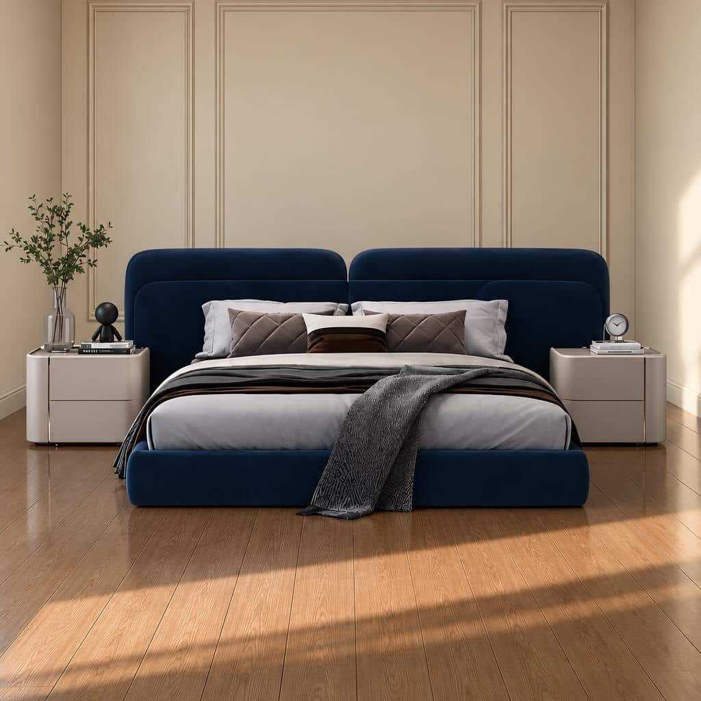 Maya Bed and Nightstand Set