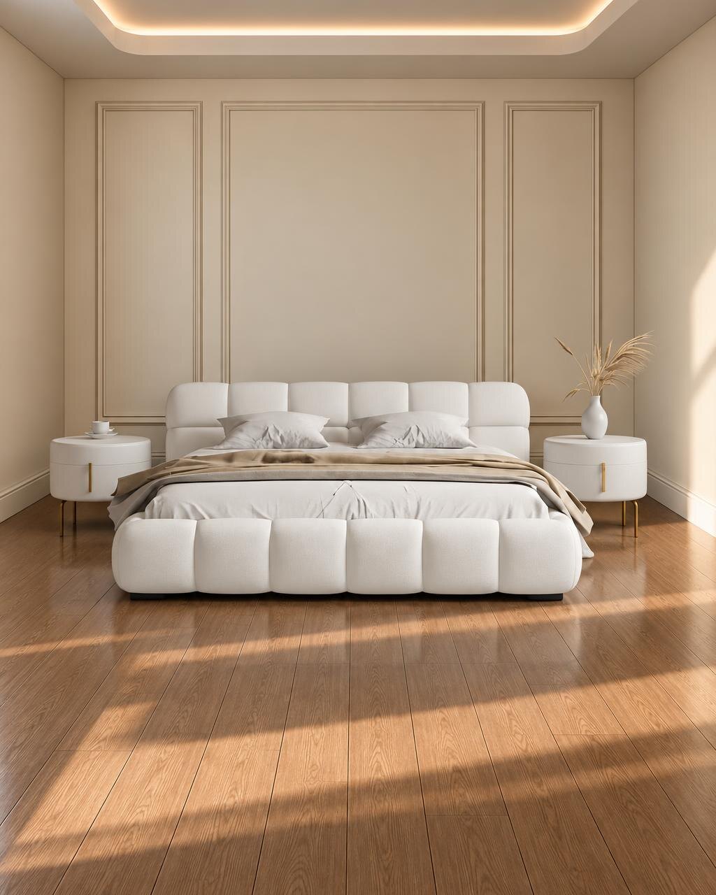 Zeno Bed and Nightstand Set