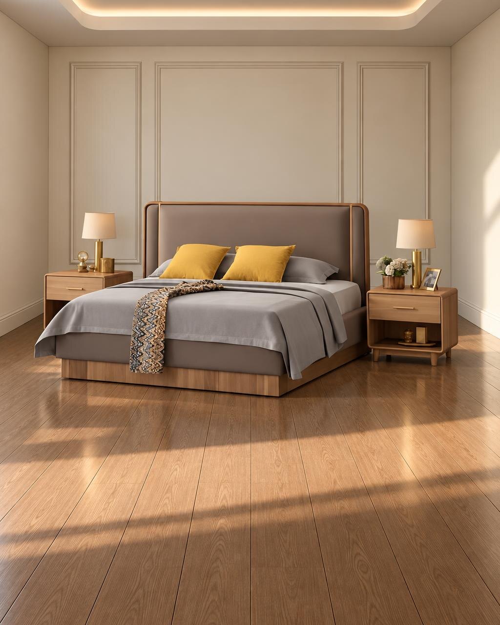 Niro Bed and Nightstand Set
